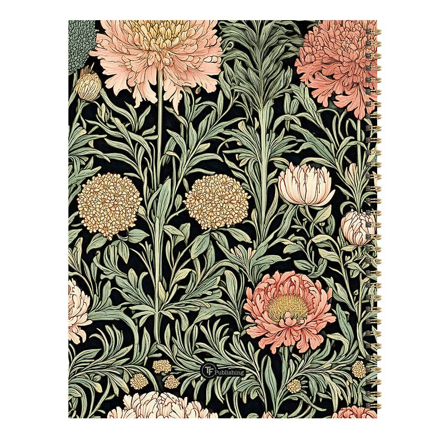 2027 Formal Flowers Large Weekly Monthly Planner