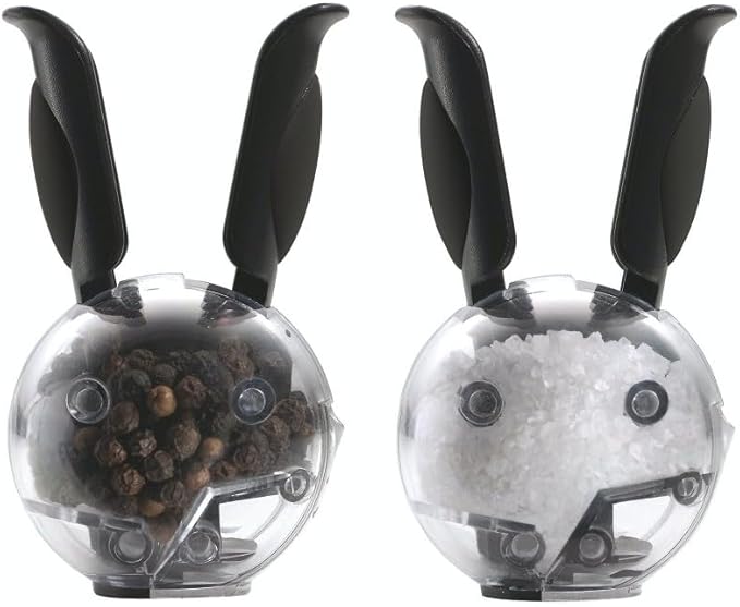 Chef'n Mini Magnetic PepperBall and SaltBall Set (Black),101-033-001