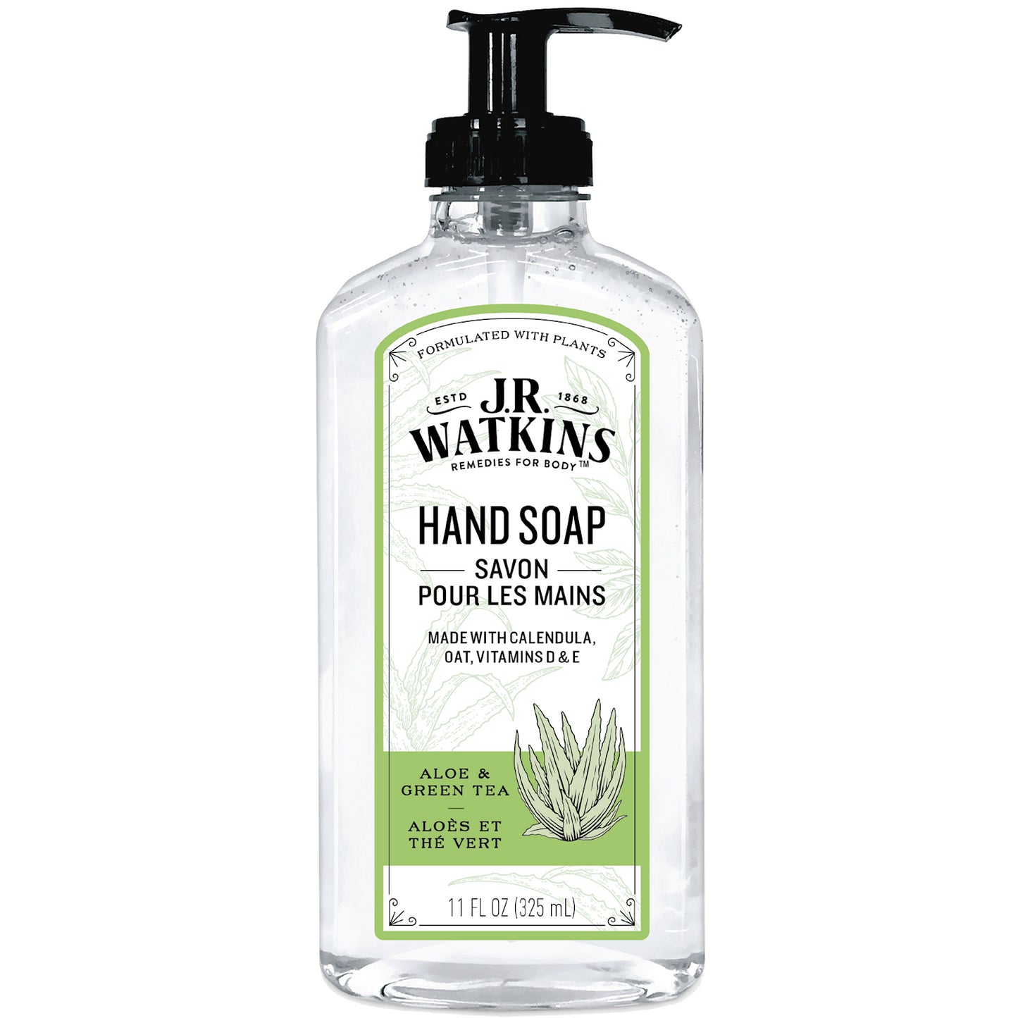 HAND SOAP 11OZ ALOE GREEN TEA LIQUID