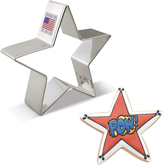 28-005 STAR COOKIE CUTTER W/RECIPE CARD