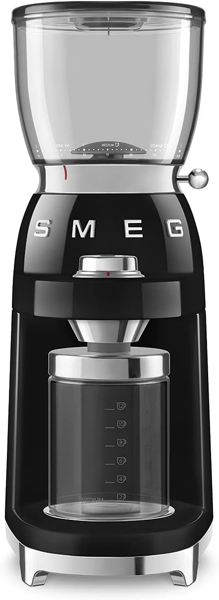 Smeg 50's Retro Style Coffee Grinder - Black