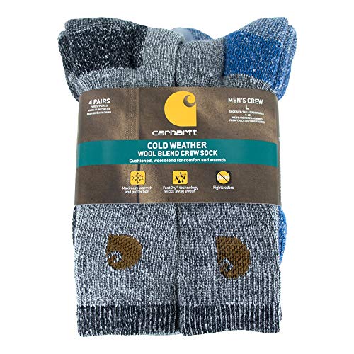 541475 MENS CARHARTT 4PK WOOL BL