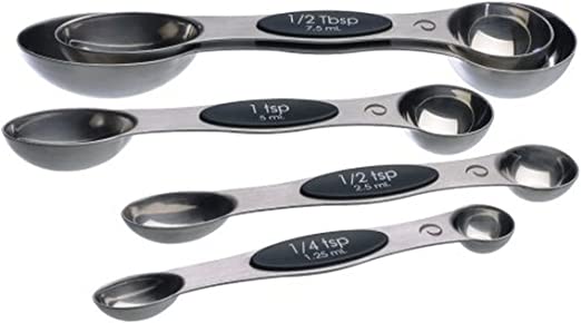 MEASURING SPOON MAGNETIC SS 5PC