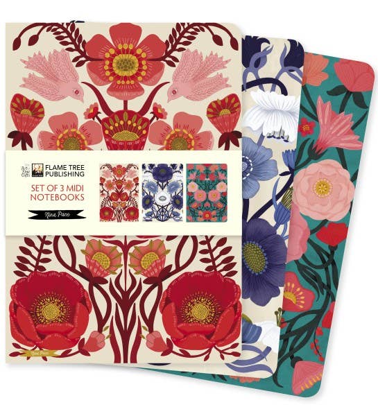 Nina Pace Set of 3 Midi Notesbooks