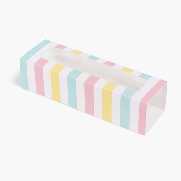 Macaron Cookie & Candy Boxes: Black / 10 / Small Set