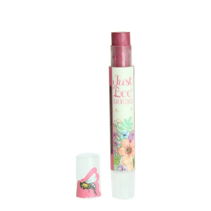 JUST BEE NOURISHING LIP BALM WITH COLOR/SHIMMER - ASSORTED