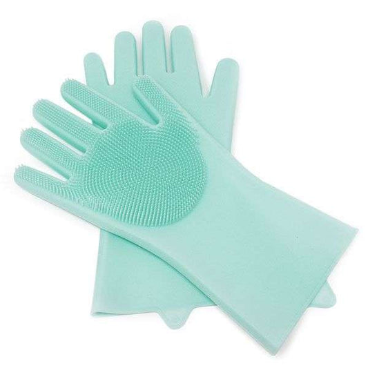 539 SILICONE CLEANING GLOVES, 1 PAIR