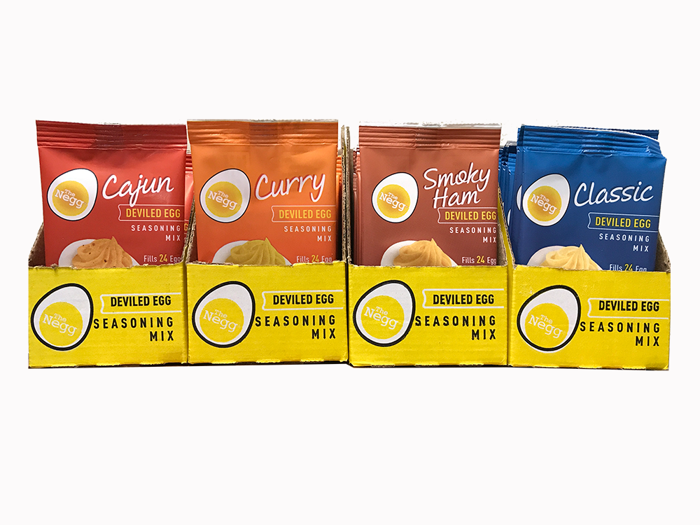 Negg® Deviled Egg Seasoning Mixes - NEW! 24 PER CASE: Cajun