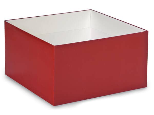 Gift & Gourmet Boxes: Matte Navy / 25 Pack / 10x10x2" Lid Only