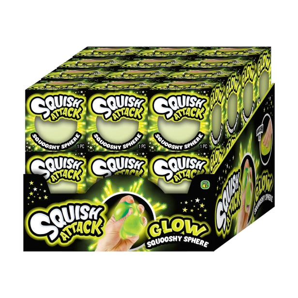 FIDGET TOY GLOW SQUOOSHY SPHERE