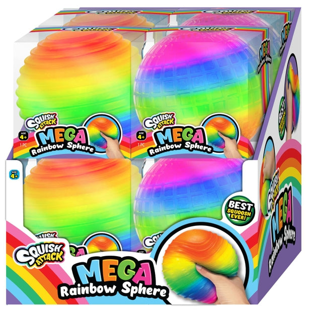 Fidget Toy Squishy Ball - Rainbow