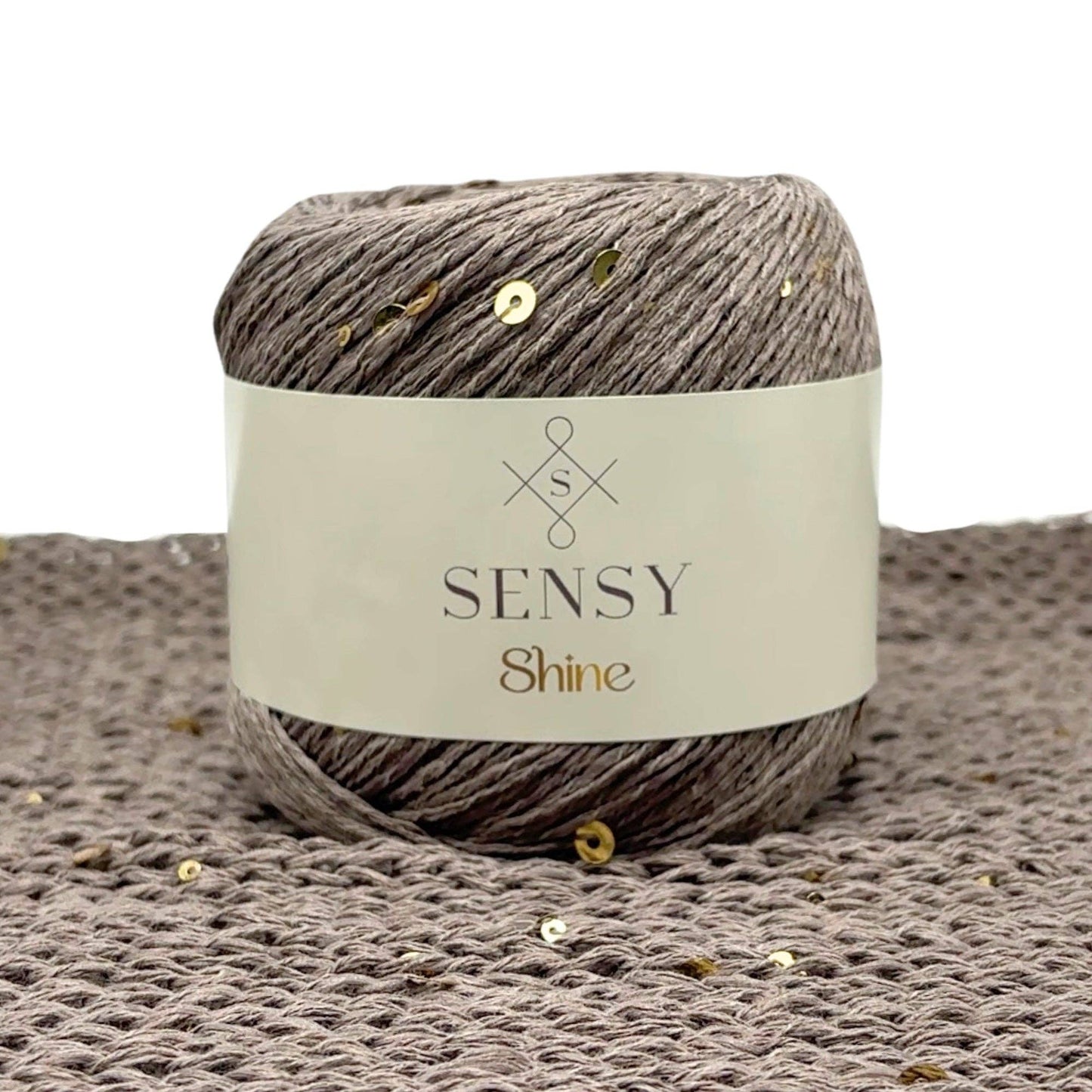Sensy Shine Yarn, 3.5 oz, 340 yards, Gauge 2 Fine: Black