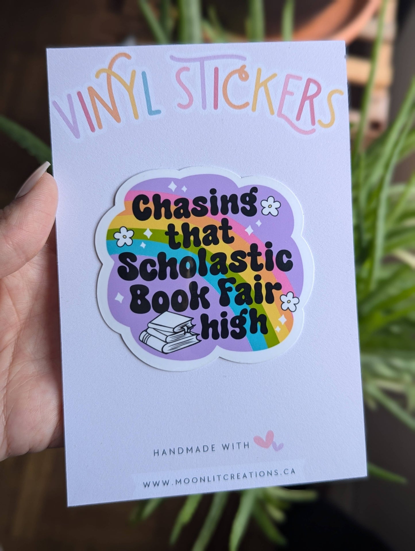 Chasing that scholastic book fair high, nostalgia sticker: Loose