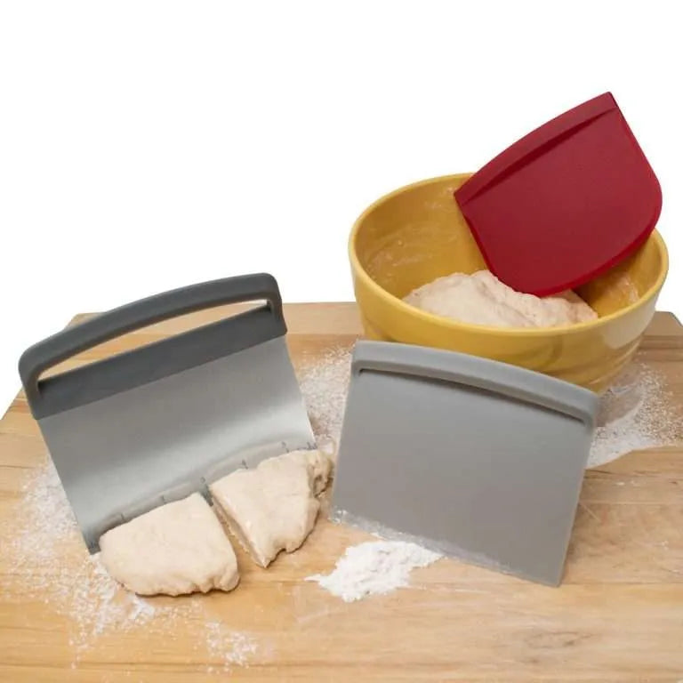 5800 NESTED CHOPPERS/SCRAPERS, 3-IN-1, RED & GRAY