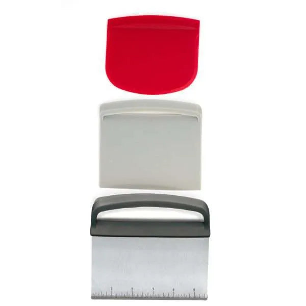 5800 NESTED CHOPPERS/SCRAPERS, 3-IN-1, RED & GRAY