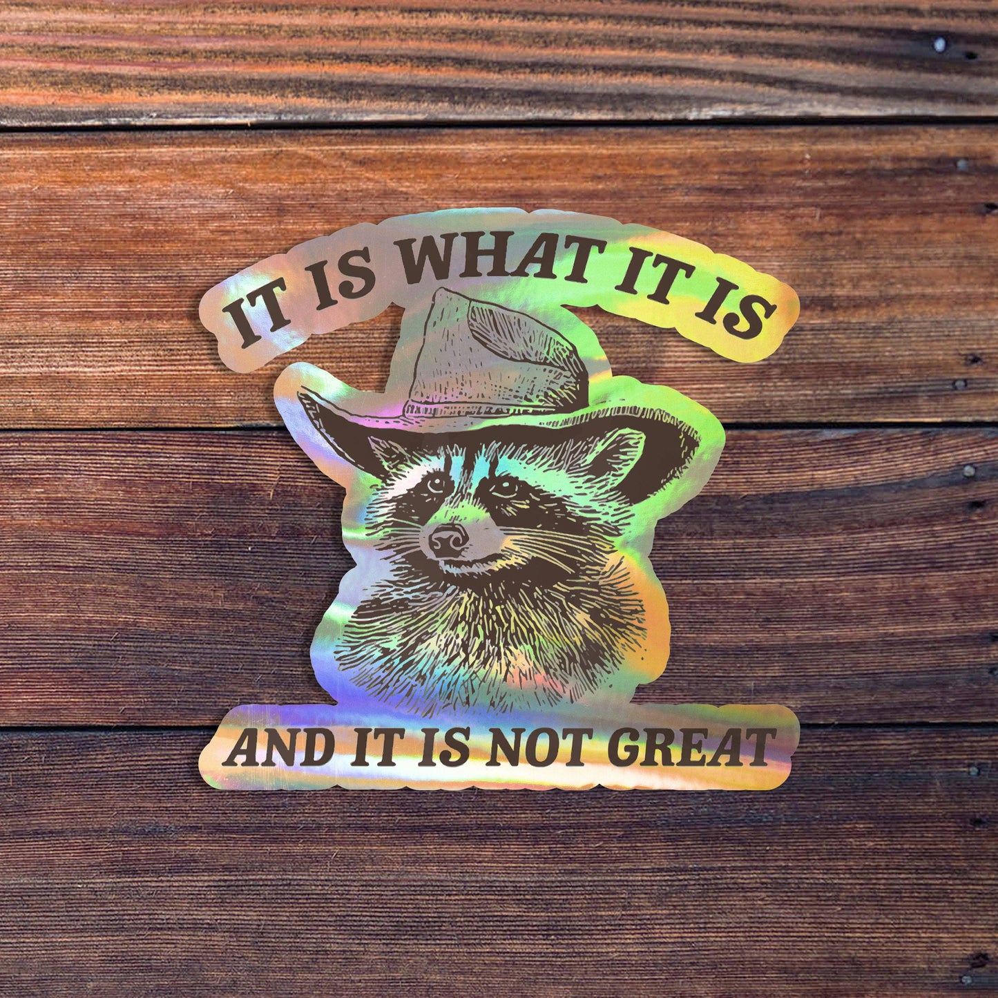 It Is What It Is Sticker: Glossy Vinyl / 2 inch