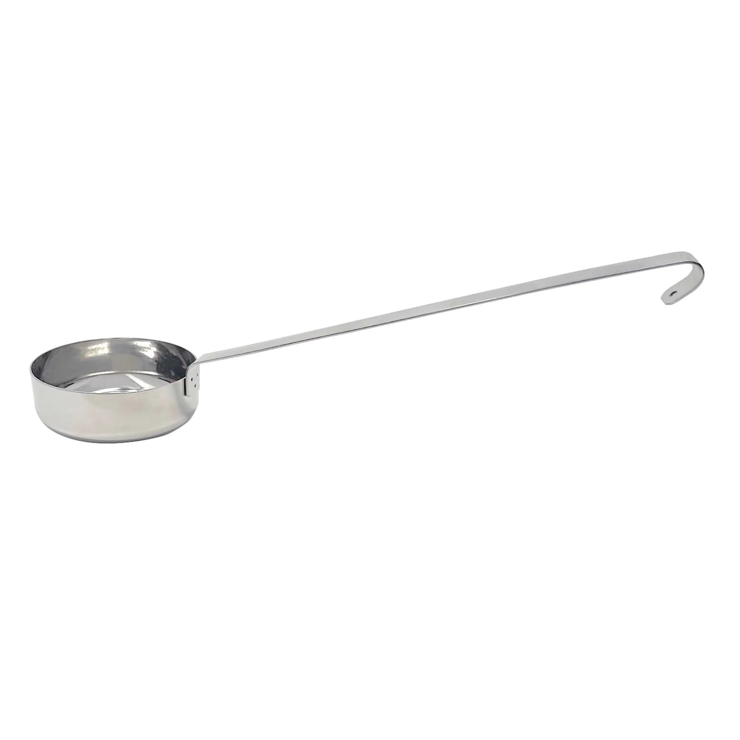 Stainless Steel Flat Bottom Ladle - 3oz