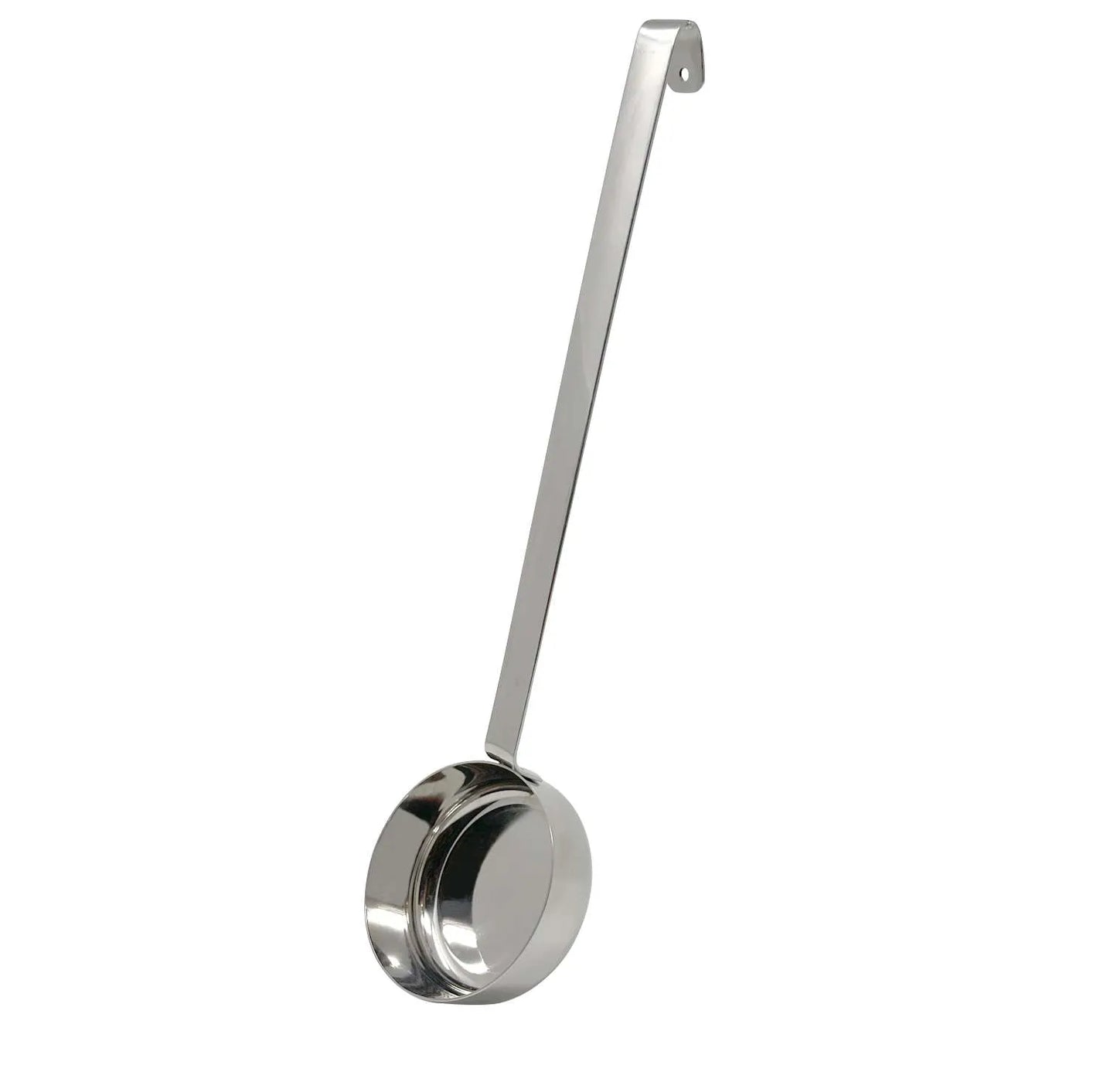 Stainless Steel Flat Bottom Ladle - 3oz