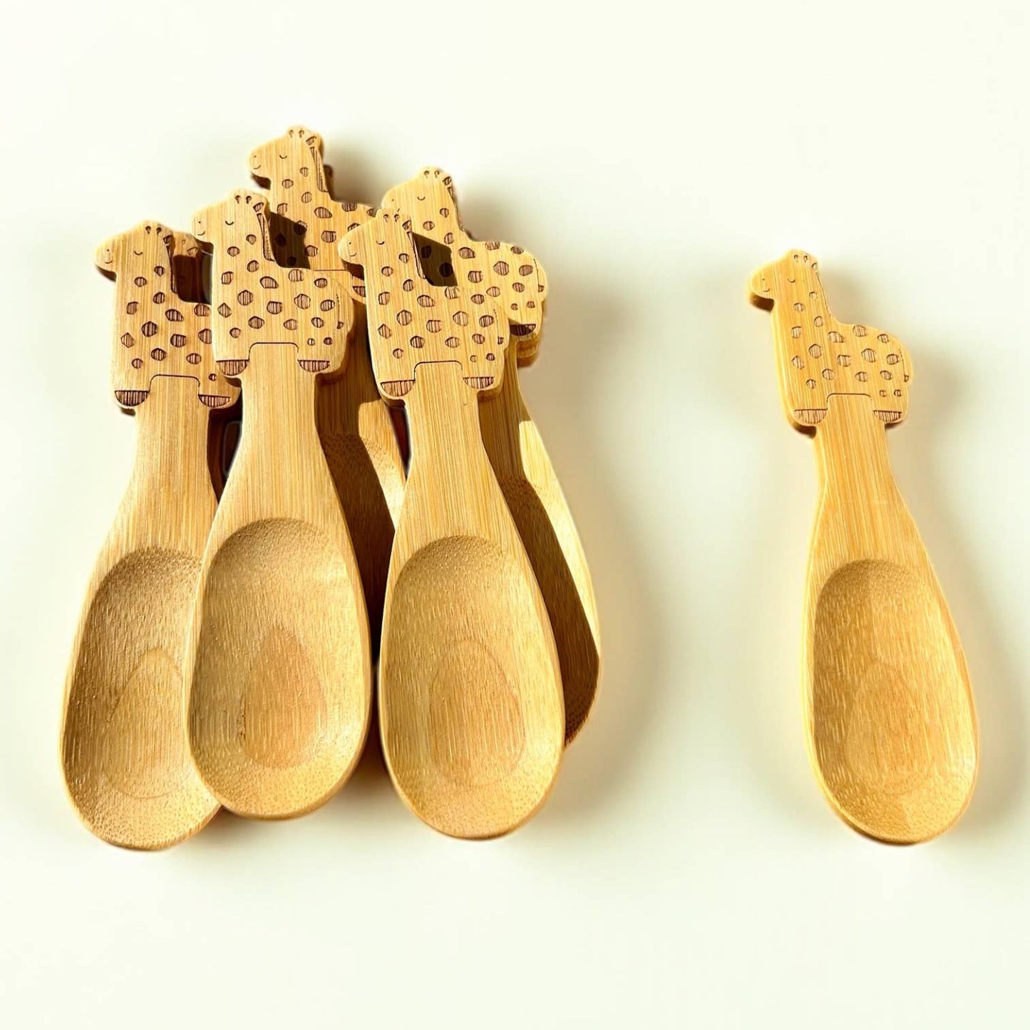 Bamboo Animal Kids & Toddler Utensils | Giraffe Spoon