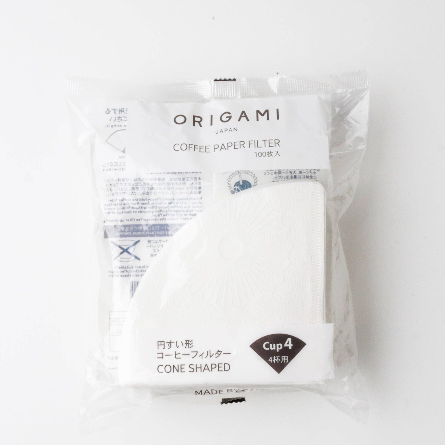 99300288 ORIGAMI Original Paper Filter: 2-4CUPS