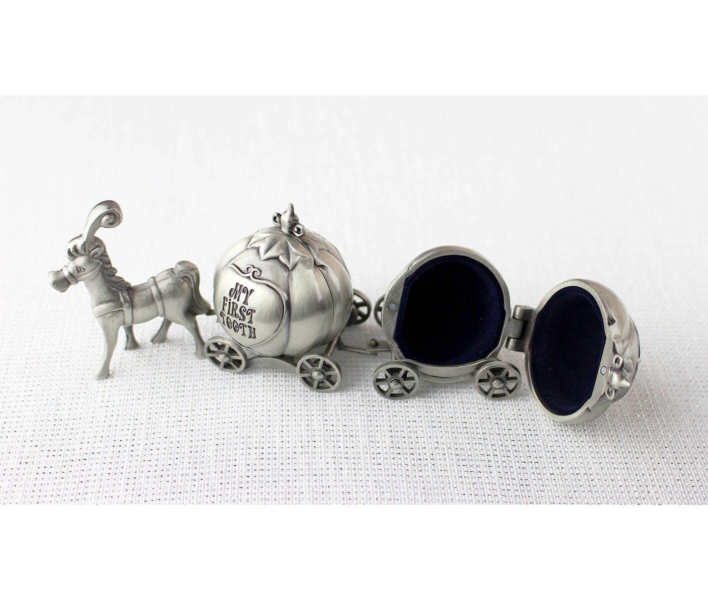 Fairytale Coach Baby Tooth and Curl Boxes