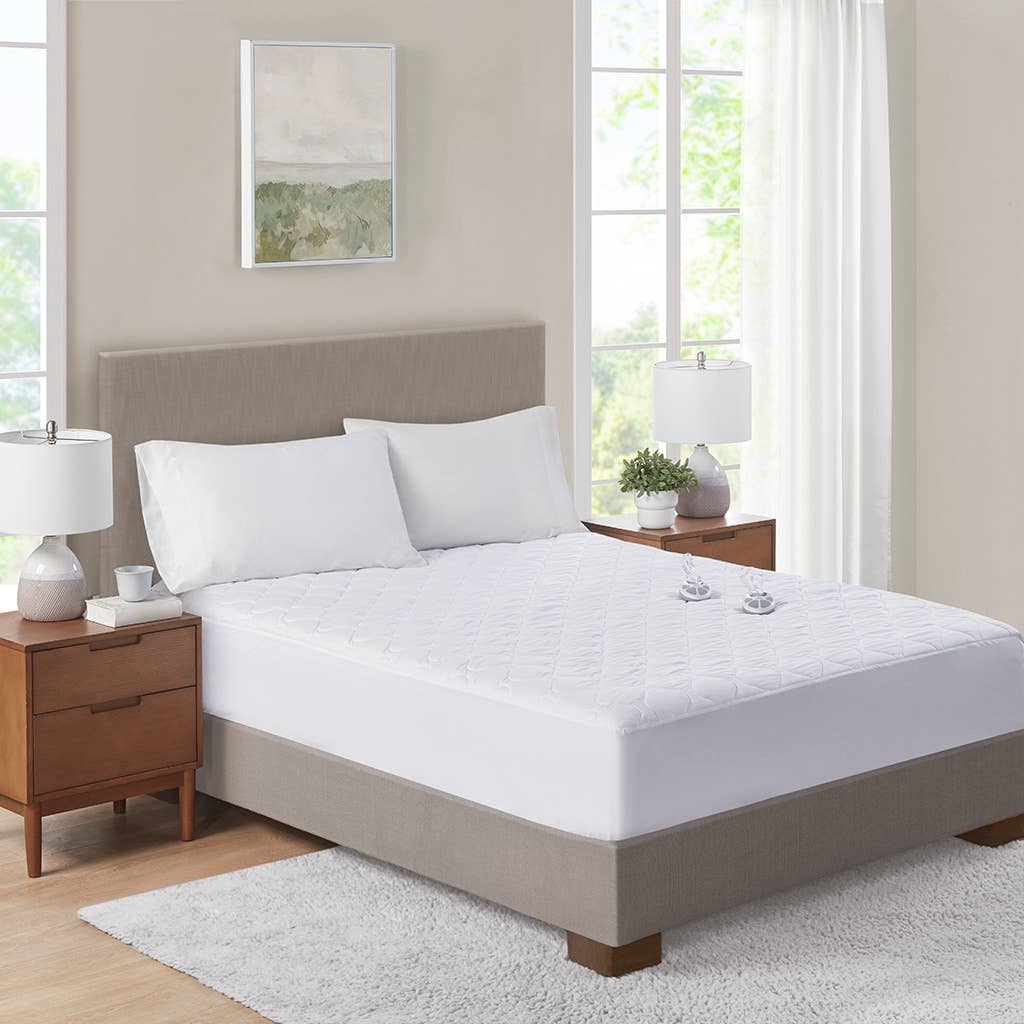 Microfiber 10-Setting Heated Mattress Pad: King