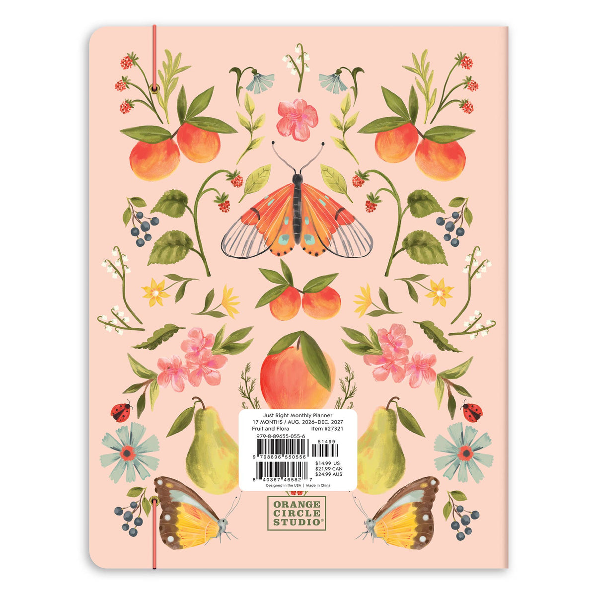 2027 Fruit & Flora Just Right Monthly Planner