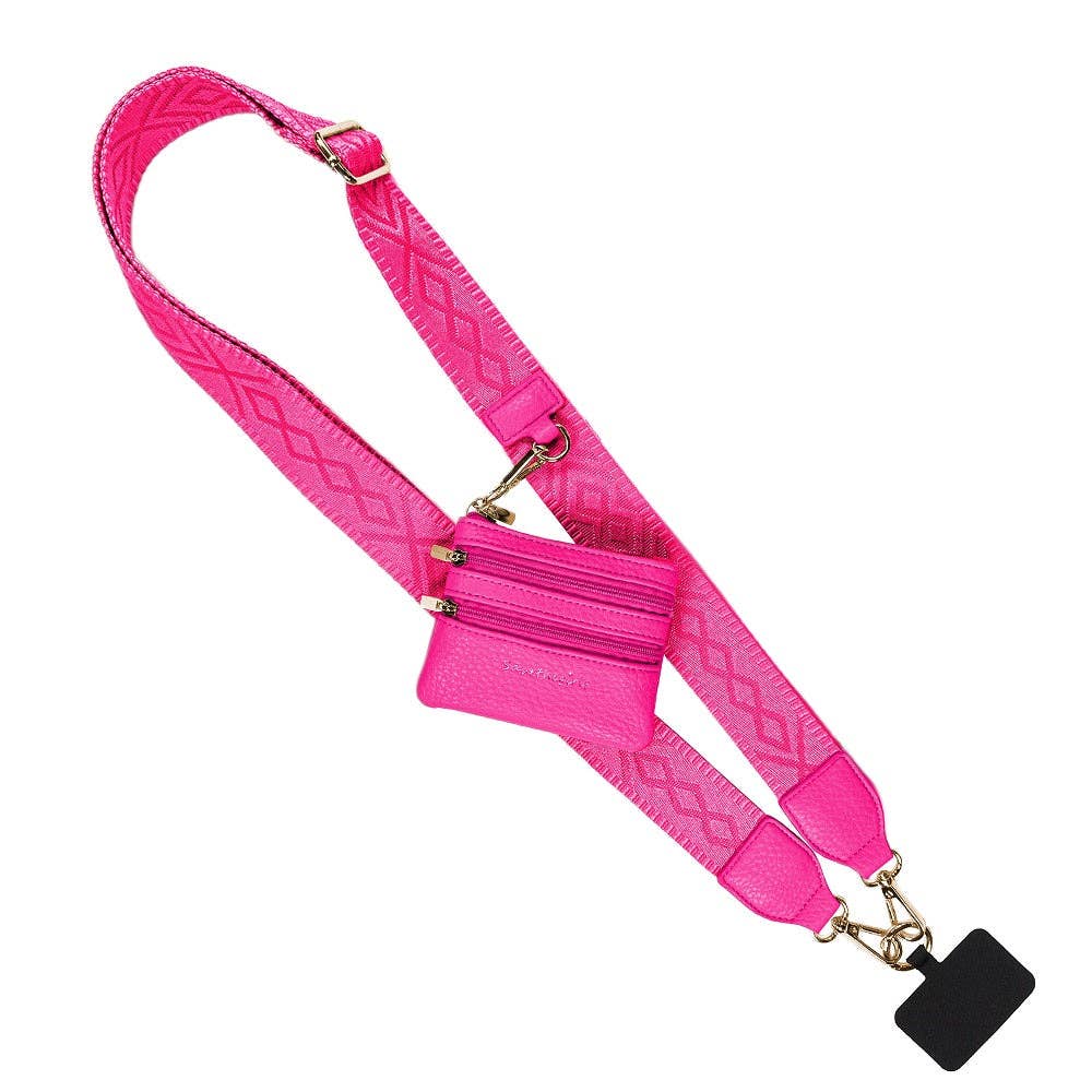 Clip & Go Strap with Zippered Pouch Classic: Black