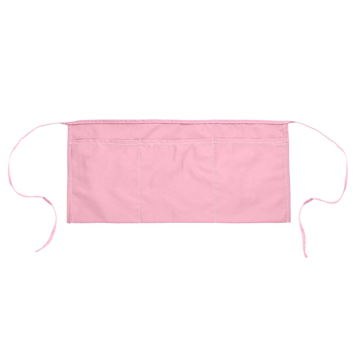 DALIX Waist Aprons Kitchen Bib Poly Cotton 3 Pockets: Black