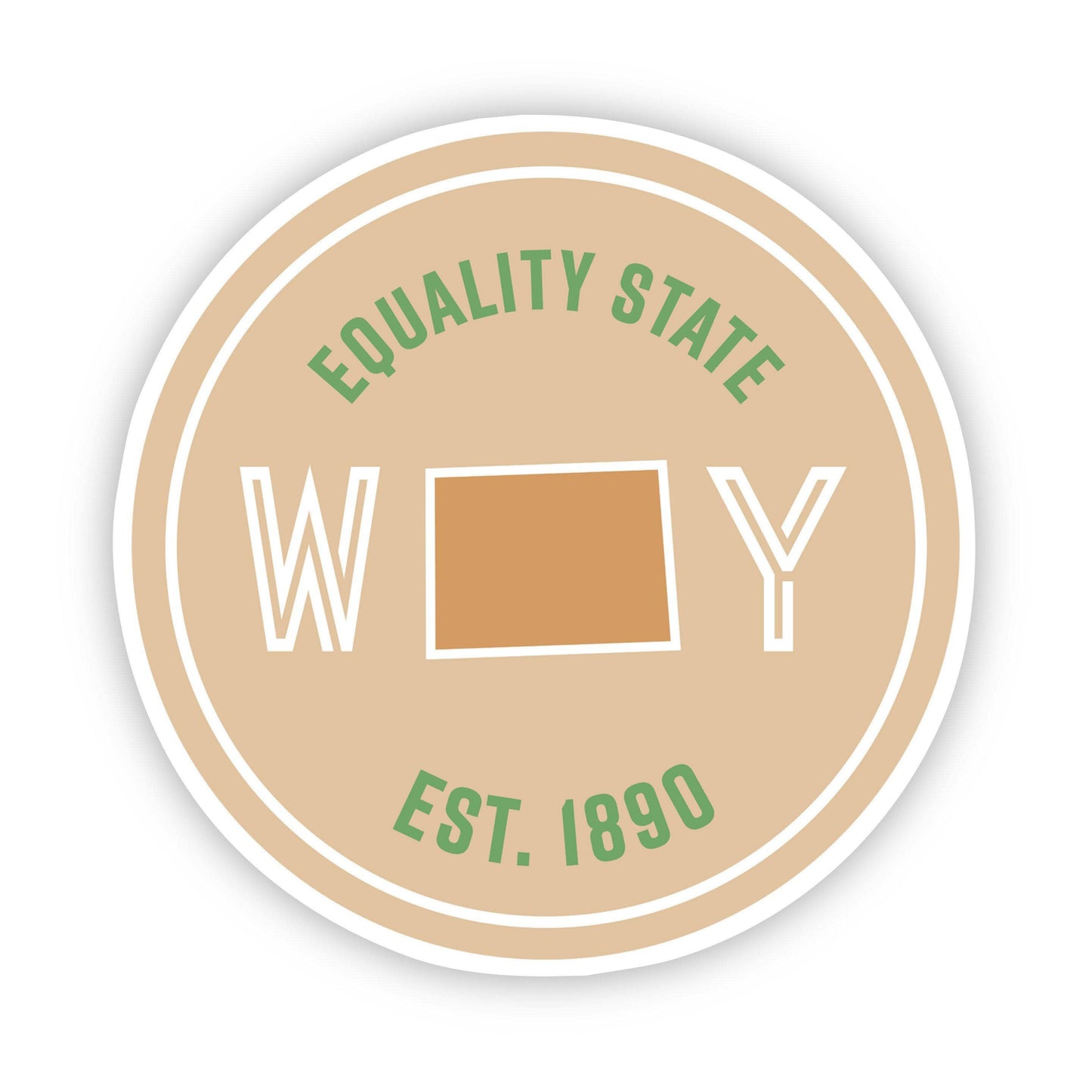 Equality State Wyoming Sticker