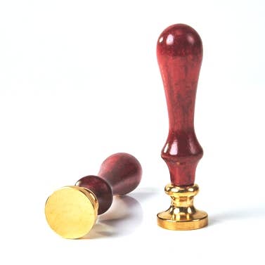 Classic Wood Handles for Wax Seal Stamps  - multi- colors: Rosewood