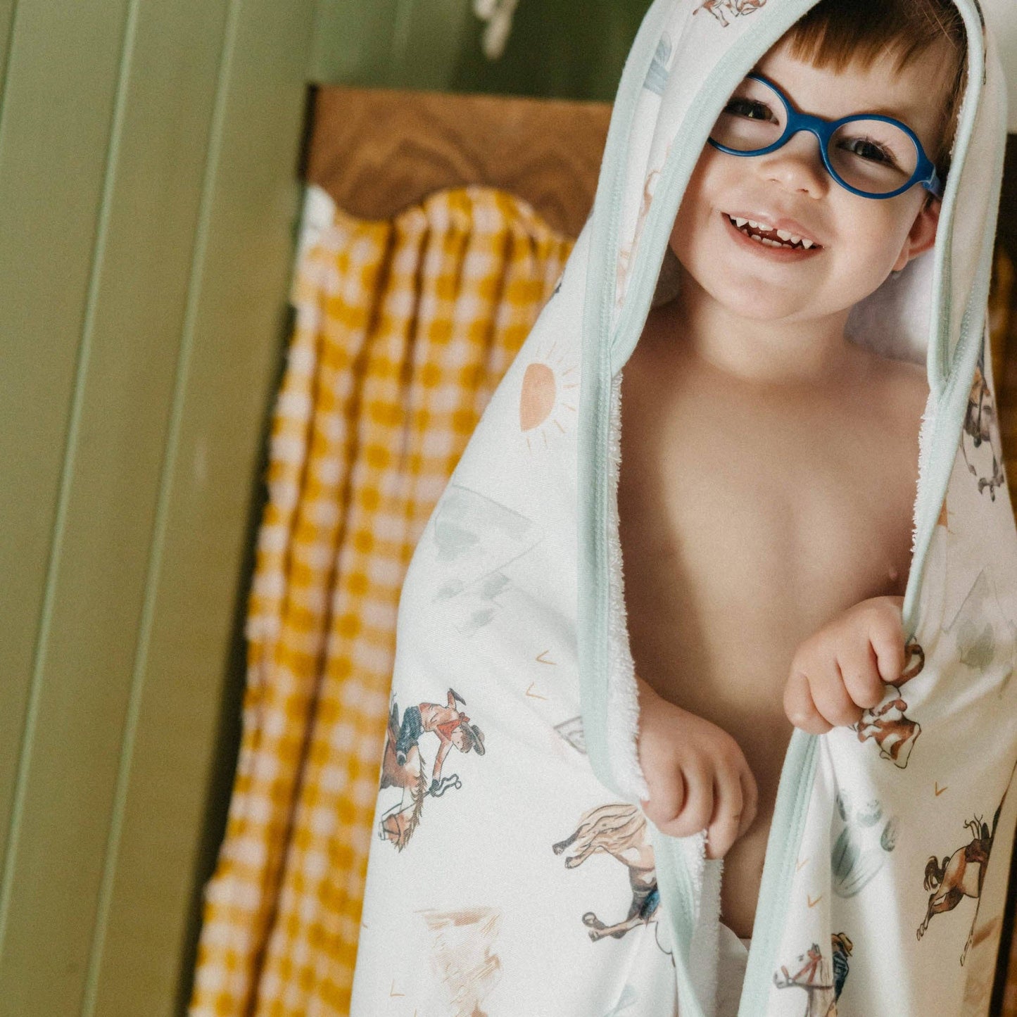 Premium Baby Knit Hooded Towel - Boone