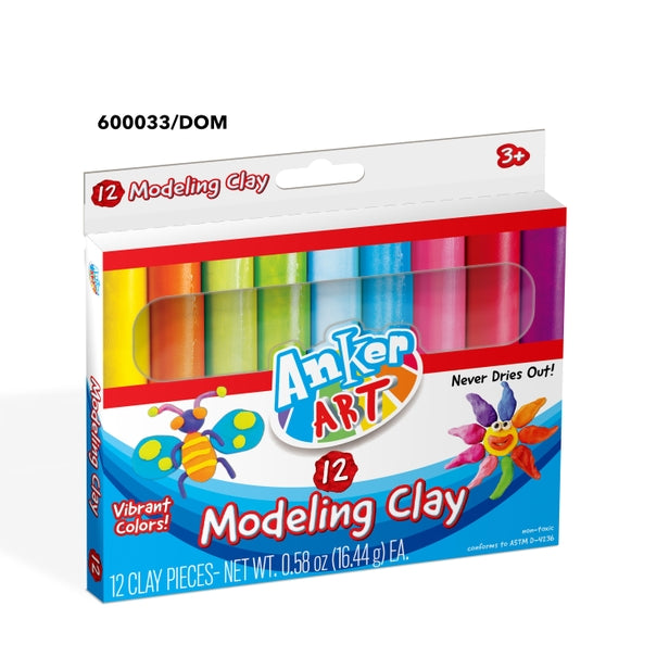 ACTIVITY MODELING CLAY 12PC
