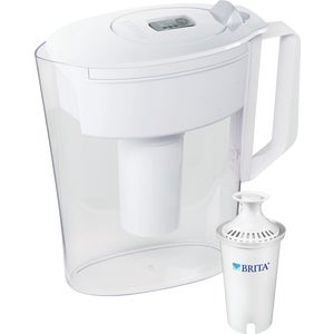 Water Filter Pitcher Brita White 6-Cup Water Filter Pitcher