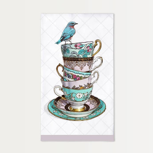 Teacups Cotton Towel