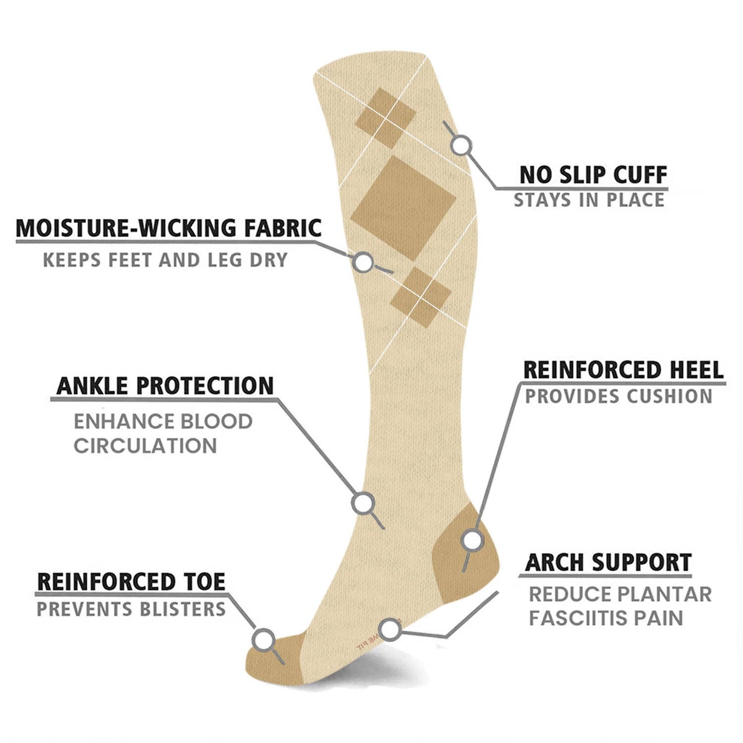 HAPPYWOOL® BUTTER-SOFT MERINO WOOL SOCKS: Charcoal / Large/XL