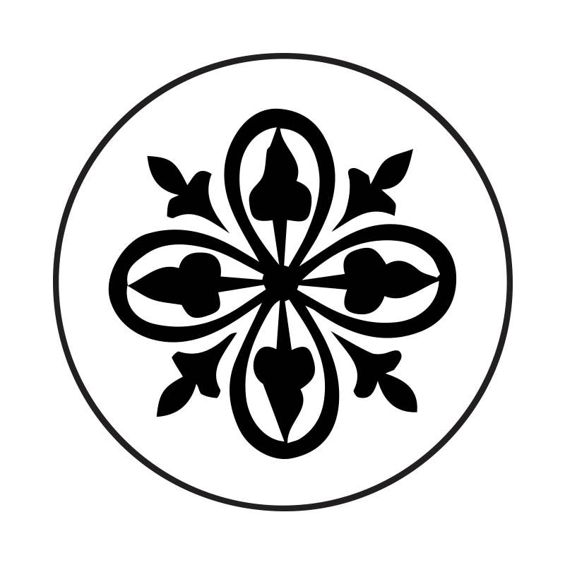 Brass Wax Seal Dies -popular symbols- no handle: Fern Leaf
