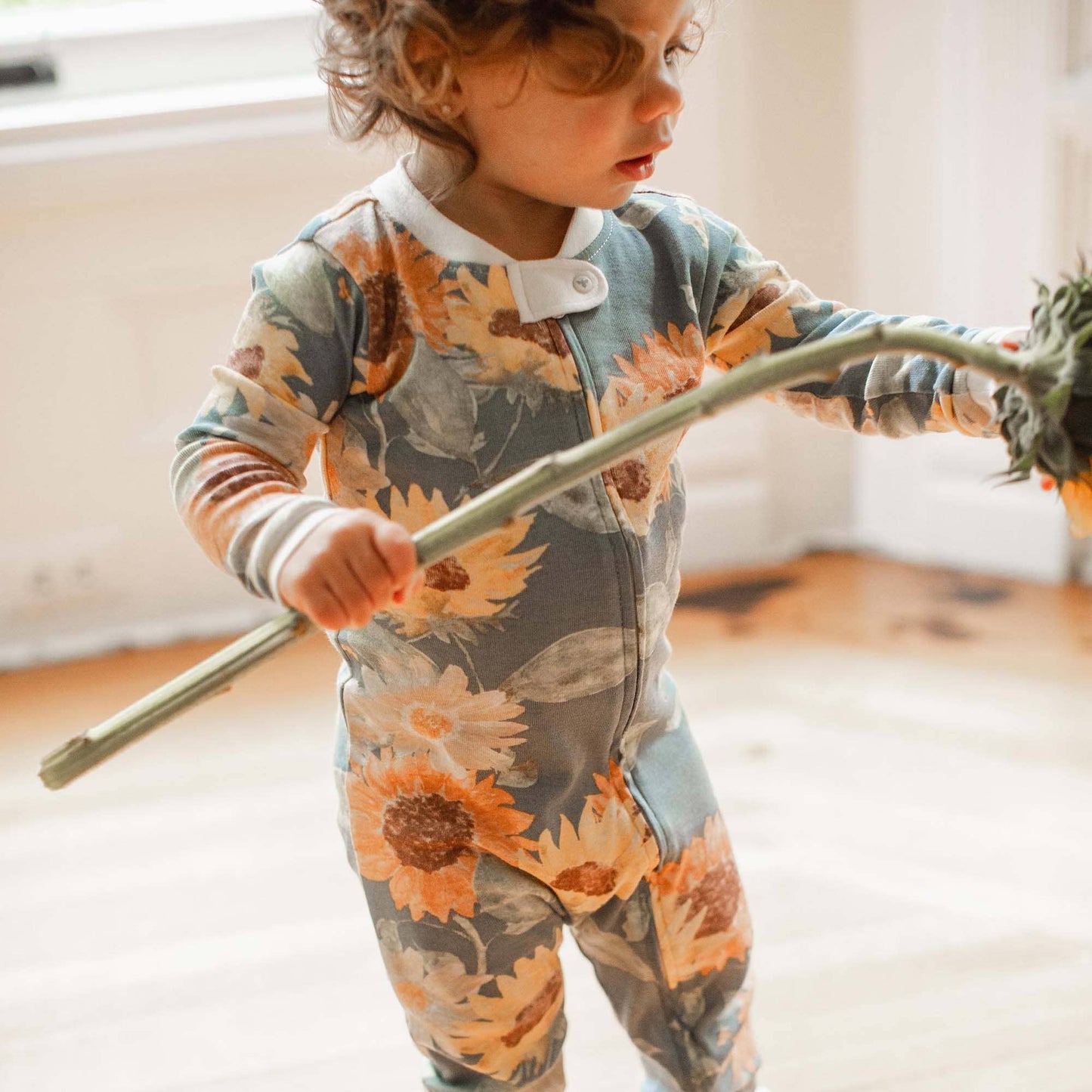 Sunflowers Sleep & Play: Mountain Blue / Preemie
