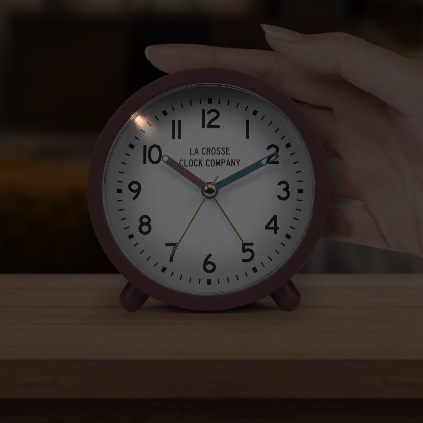 4.4-inch Analog Quartz Alarm Clock