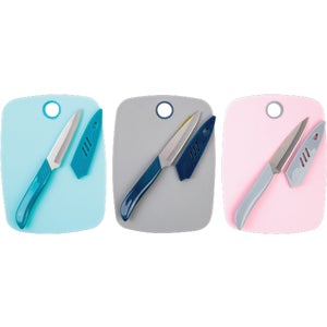 Cutting Board Core Kitchen Poly Bar Cutting Board and Knife Set