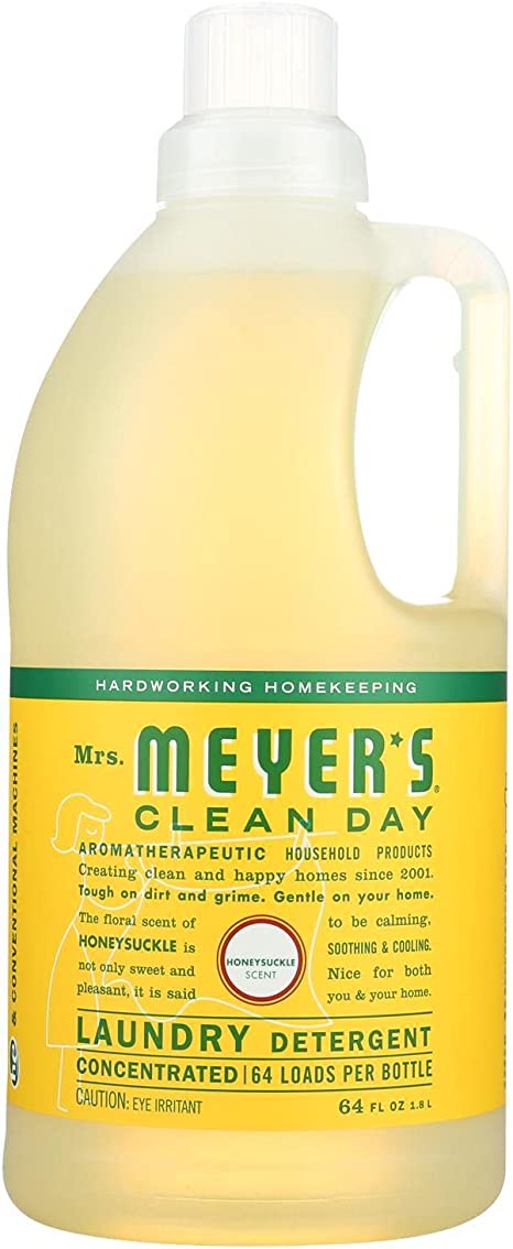 MRS MEYERS LAUNDRY DETERGENT HONEYSKLE 64OZ
