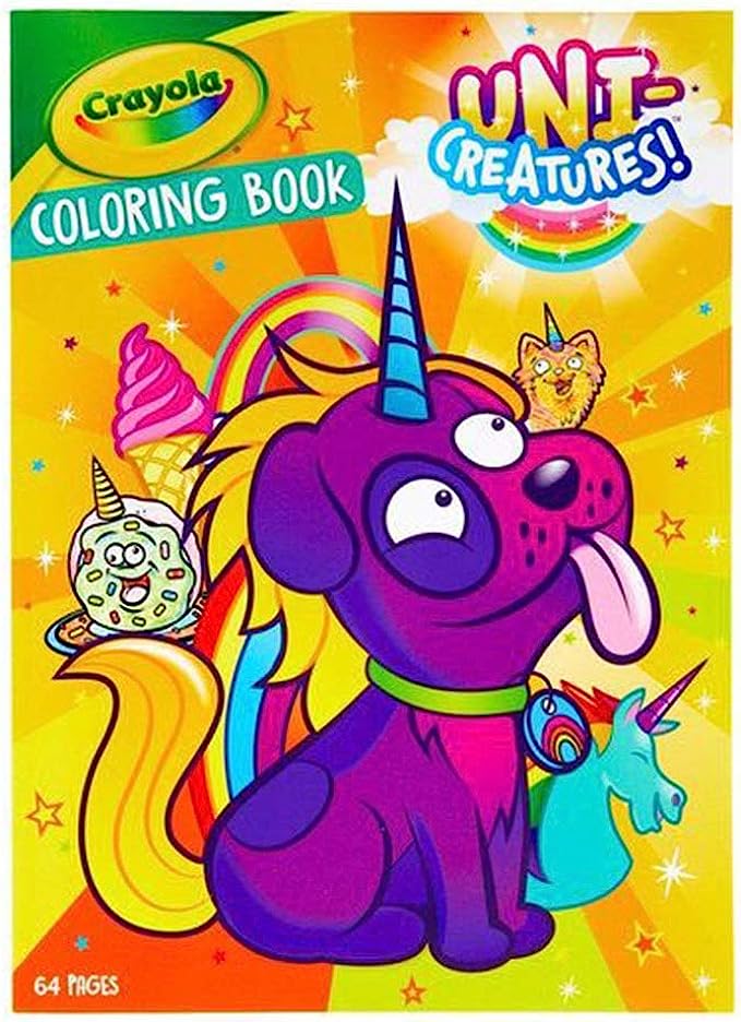 NS COLORING BOOK CREATURES 64PG