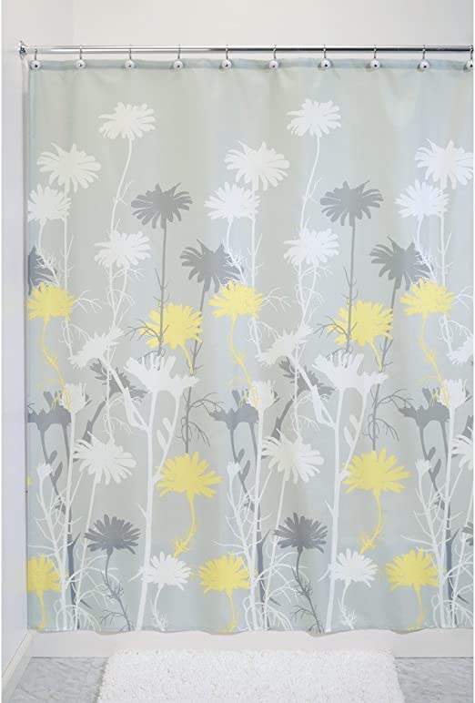 SHOWER CURTAIN DAISY POLY