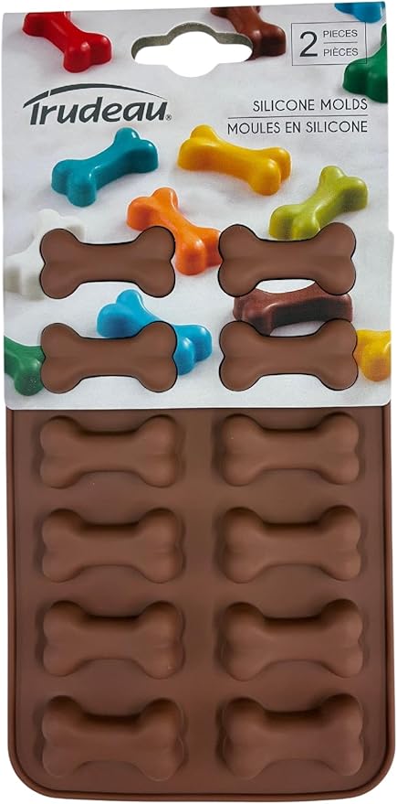 Silicone Mold, 2pk-Dog Bones
