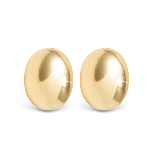 Vivian Polished Stud - Gold - AMANDA BLU AG