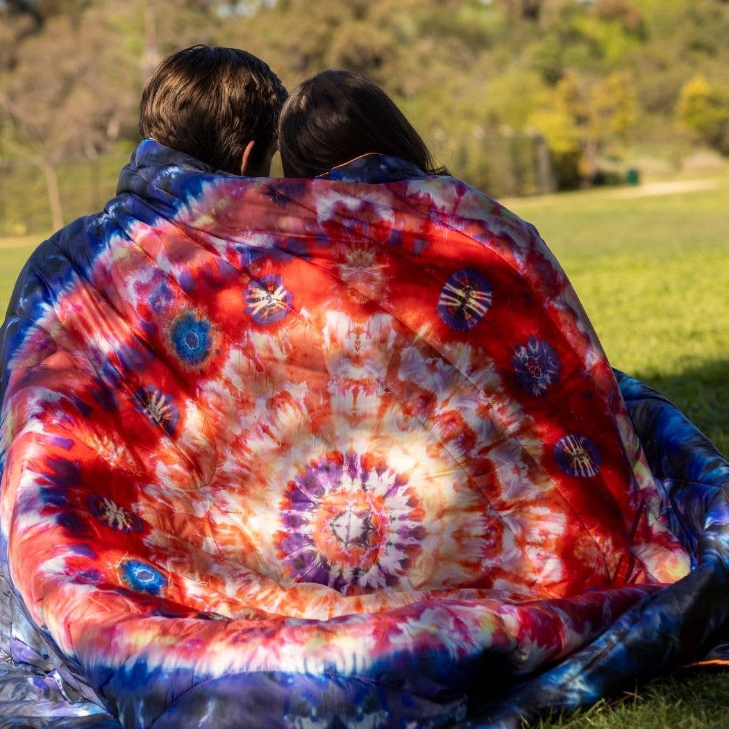 Original Puffy Blanket - Tapestry Tie Dye: 1-Person
