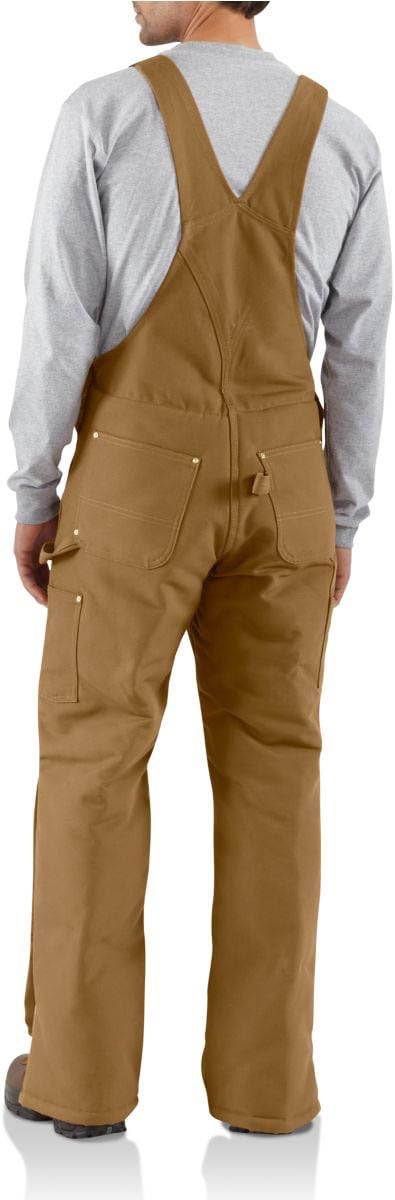 Carhartt Arctic Quilt Lined Duck Overall Bibs