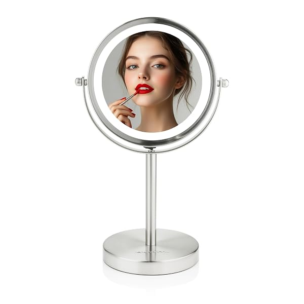 OVENTE 6" Lighted Makeup Mirror