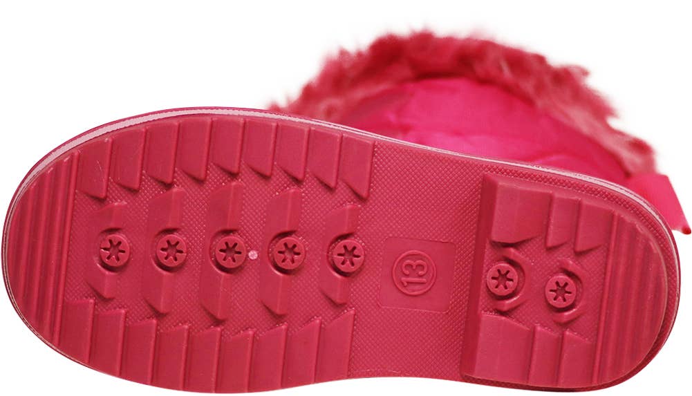 Norty Lightweight Fleece Lined Snow Boot for Little Big Girl: 13 Little Kid