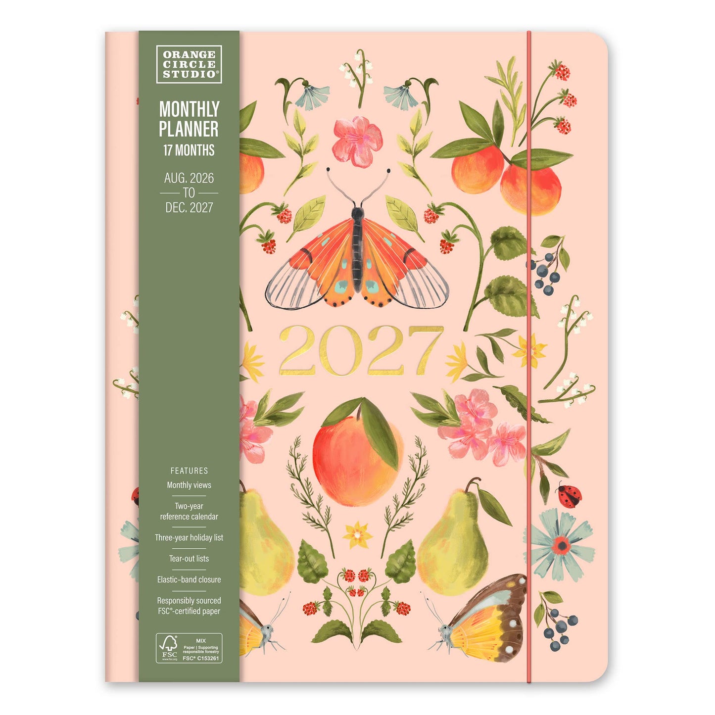 2027 Fruit & Flora Just Right Monthly Planner